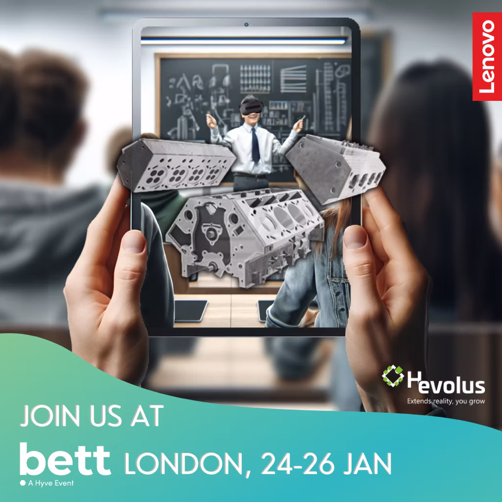 Hevolus e Lenovo insieme a Bett UK locandina