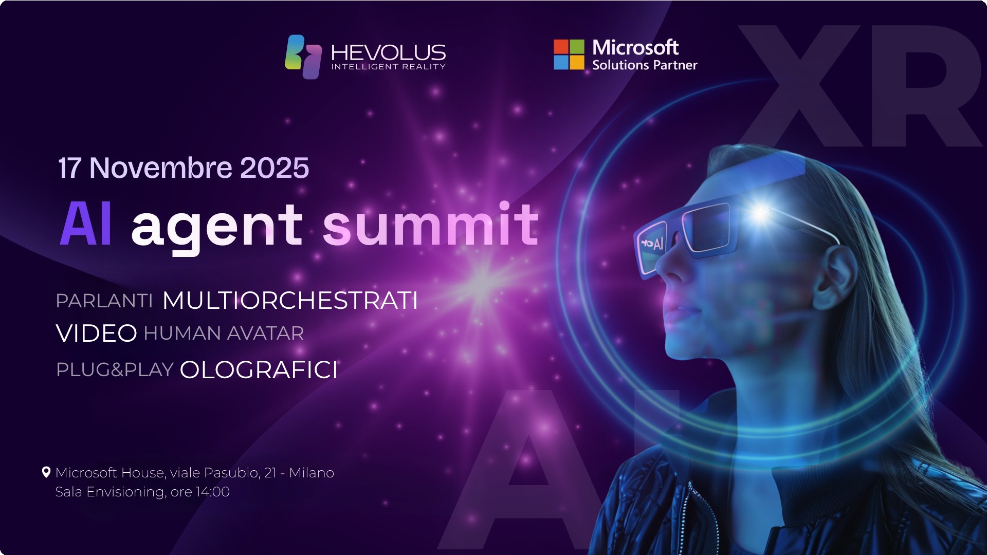 locandina dell'evento ai agent summit